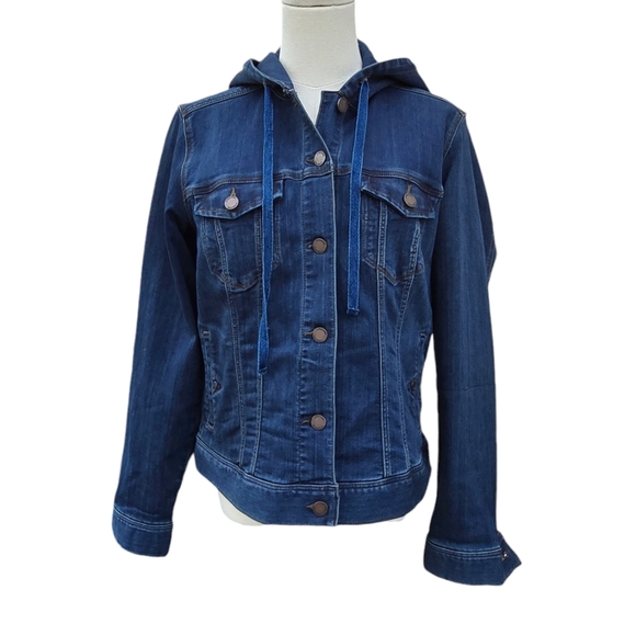 Liverpool Los Angeles Hooded Denim Jacket - Picture 9 of 16